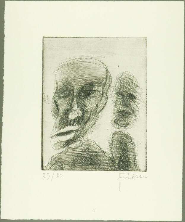 Adolf Frohner, Der Doppelgänger; Der Doppelgänger, Inv. Nr.: DG1980/123/1