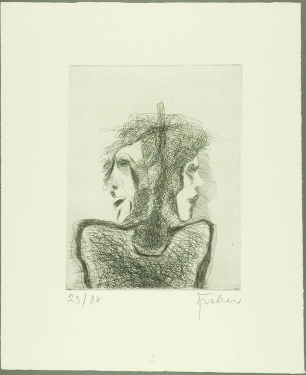 Adolf Frohner, Der Doppelgänger; Janus, Inv. Nr.: DG1980/123/2
