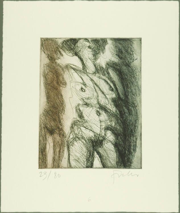 Adolf Frohner, Der Doppelgänger; Die Schatten, Inv. Nr.: DG1980/123/6