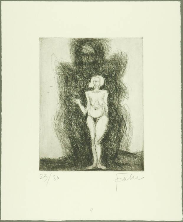 Adolf Frohner, Der Doppelgänger; Innerhalb des Anderen, Inv. Nr.: DG1980/123/9