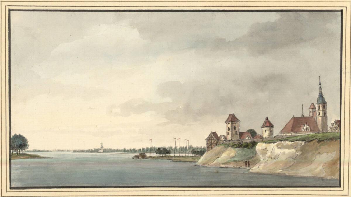 François Lefèbvre, Blick auf Tangermünde, Inv. Nr.: 11123