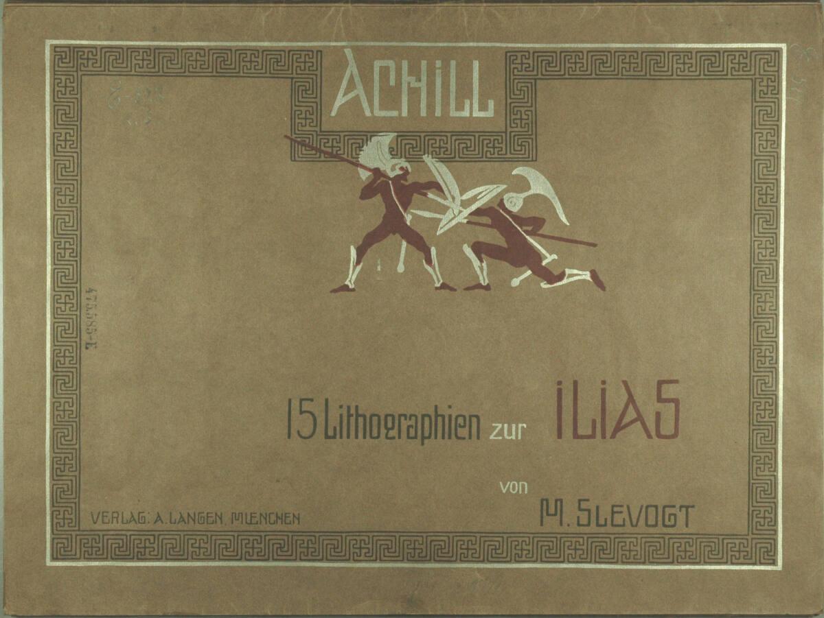 Max Slevogt, Achill (Umschlag), Inv. Nr.: DG1908/203/1