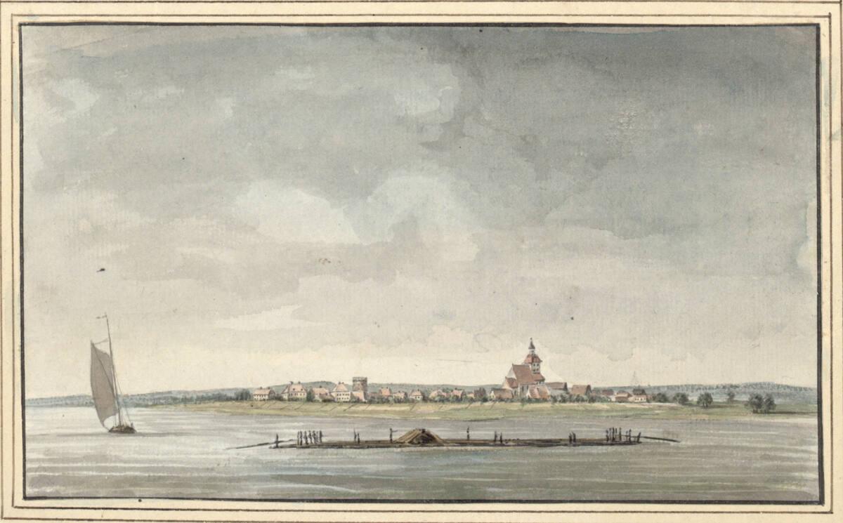 François Lefèbvre, Blick auf Dommitzsch, Inv. Nr.: 11136