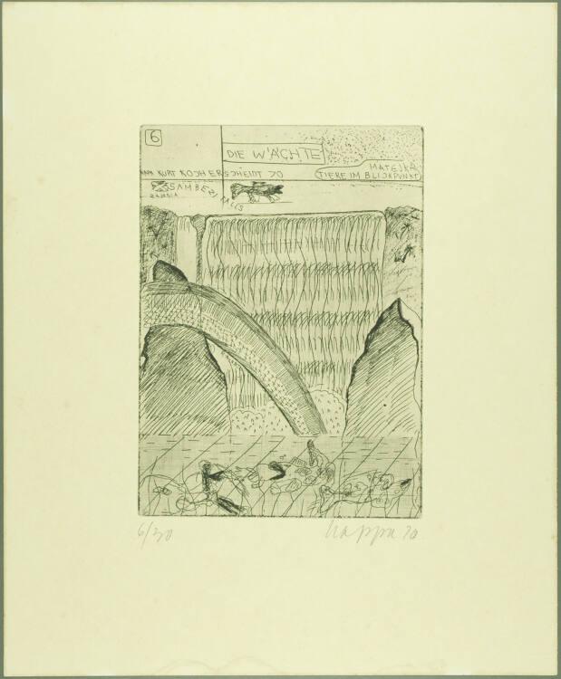 Kurt Kocherscheidt, Tiere im Blickpunkt; Die Wächte, Inv. Nr.: DG1994/291/7