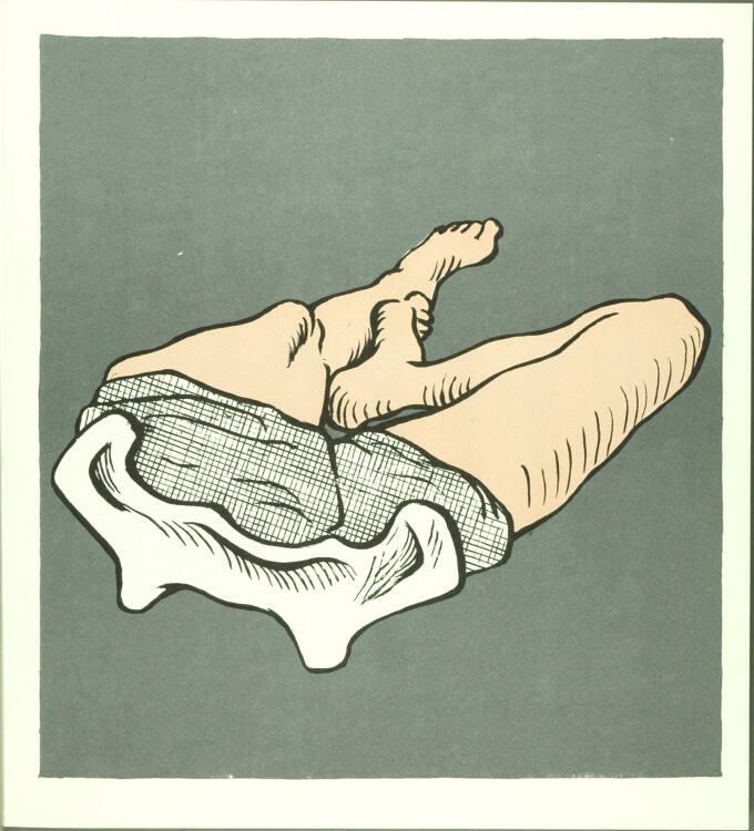 Maria Lassnig, Selbstbildnis, Inv. Nr.: DG2005/10858/14