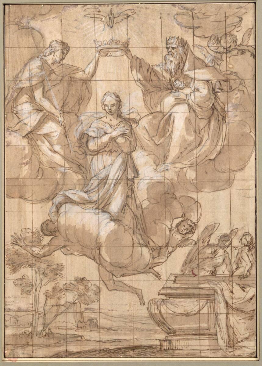 François Perrier, Mariae Himmelfahrt und Krönung, Inv. Nr.: 11205