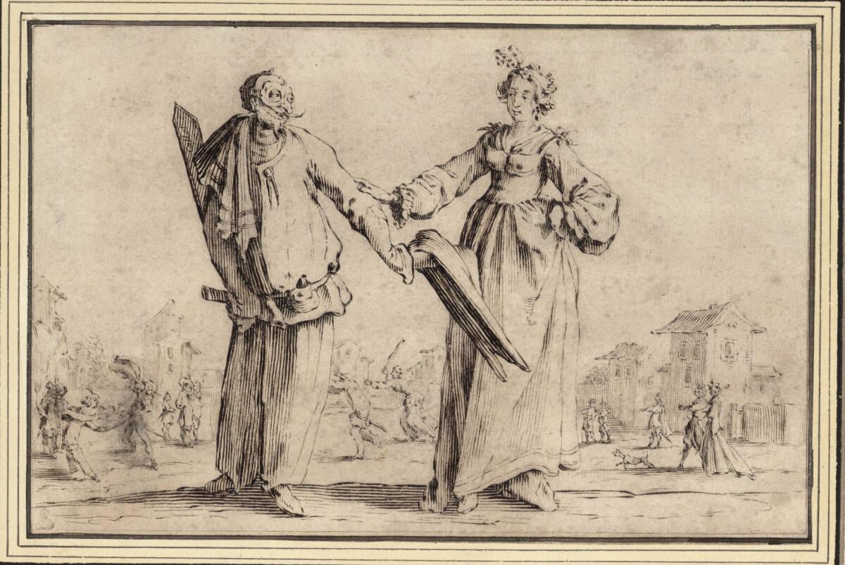 Anonym, Pulliciniello und Signora Lucretia, Inv. Nr.: 11229