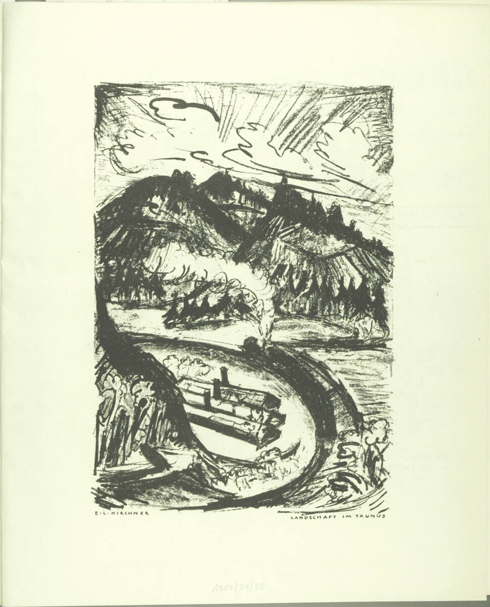 Landschaft im Taunus, 1916