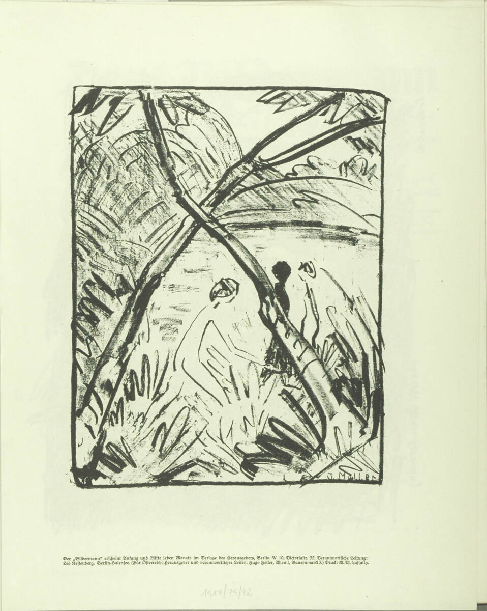 Landschaft mit Badenden