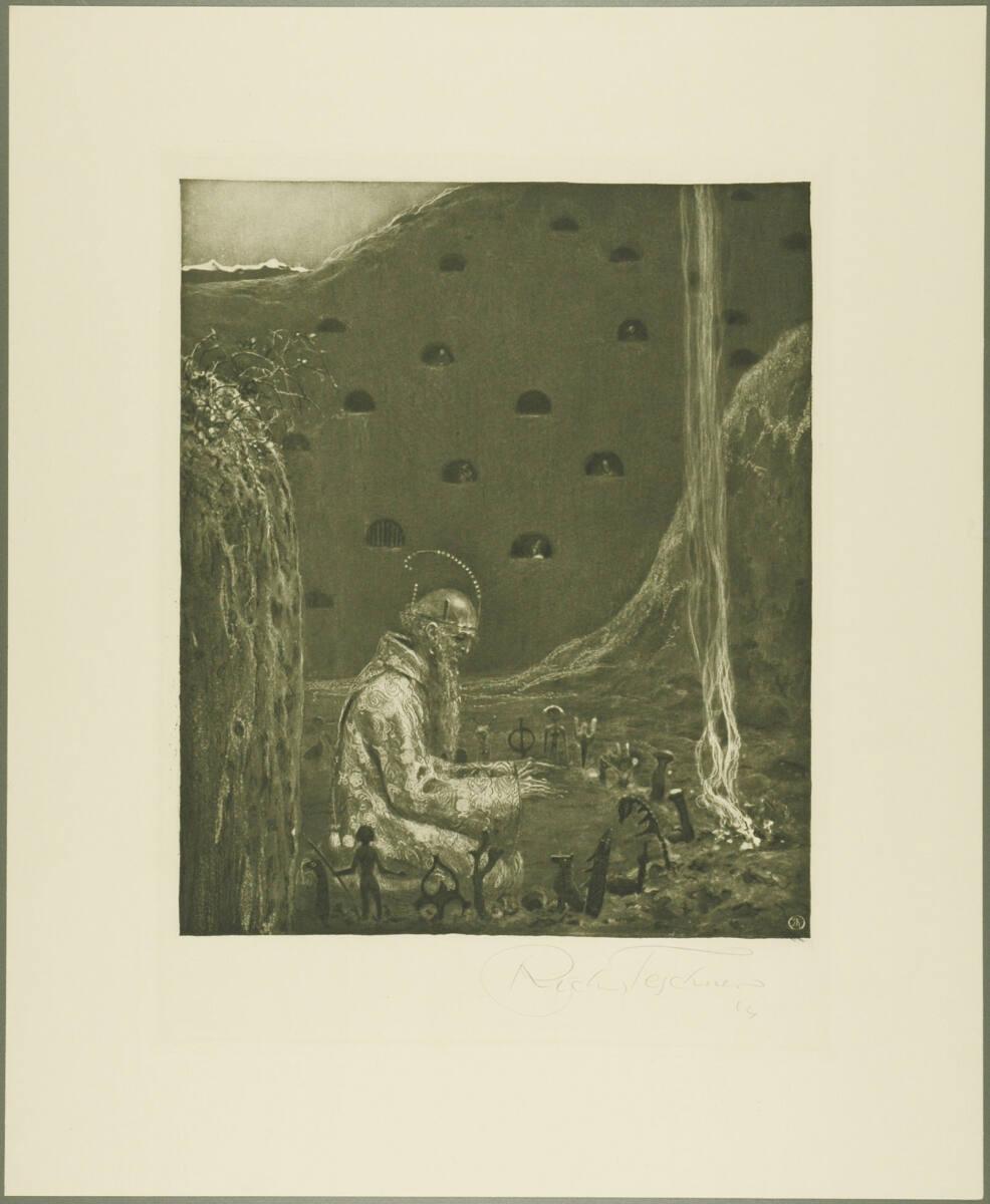 Richard Teschner, Die Bruderschaft "Demiurg" (?), Inv. Nr.: DG1916/79/2