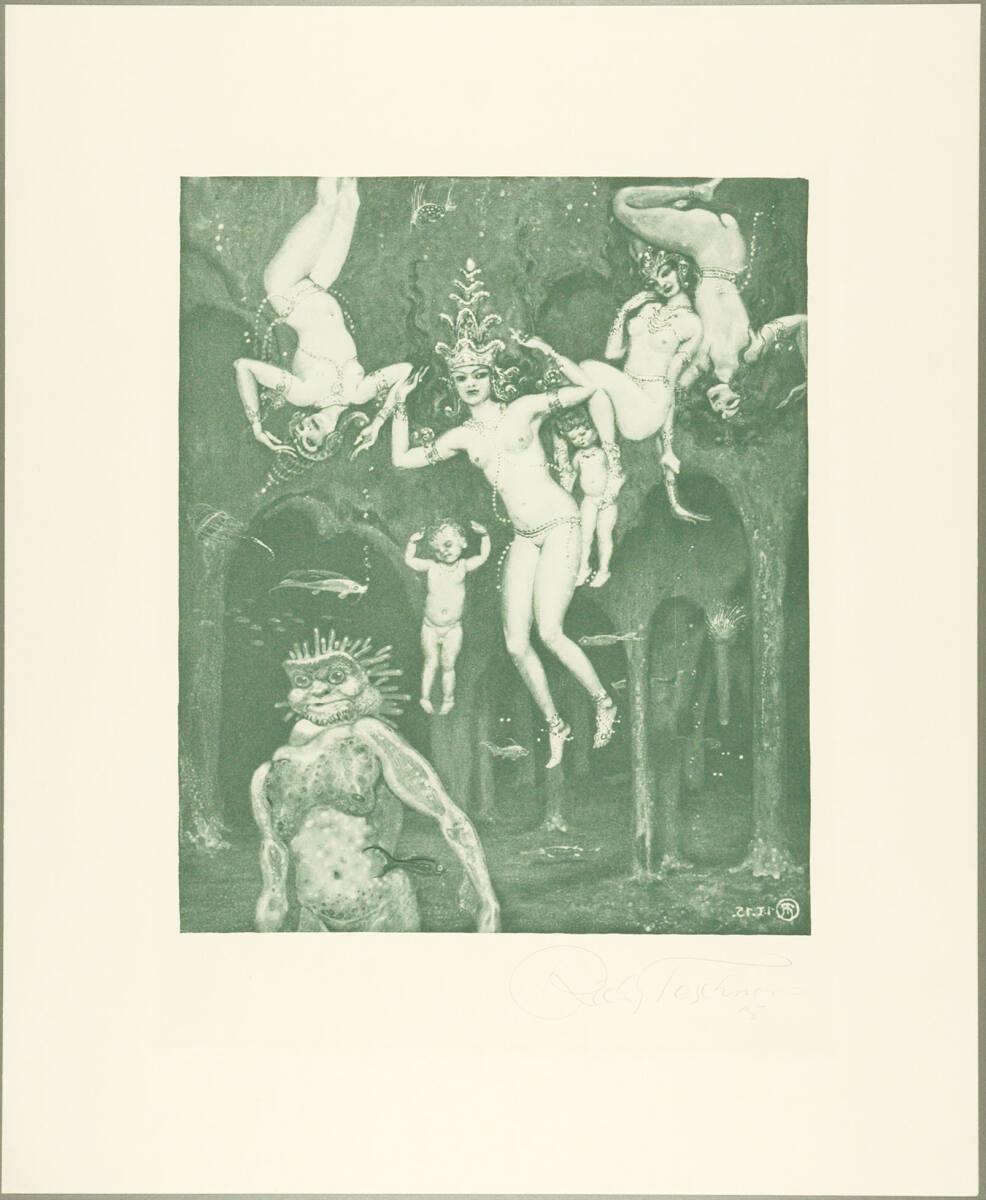 Richard Teschner, Die Ungeborenen (?), Inv. Nr.: DG1916/79/3