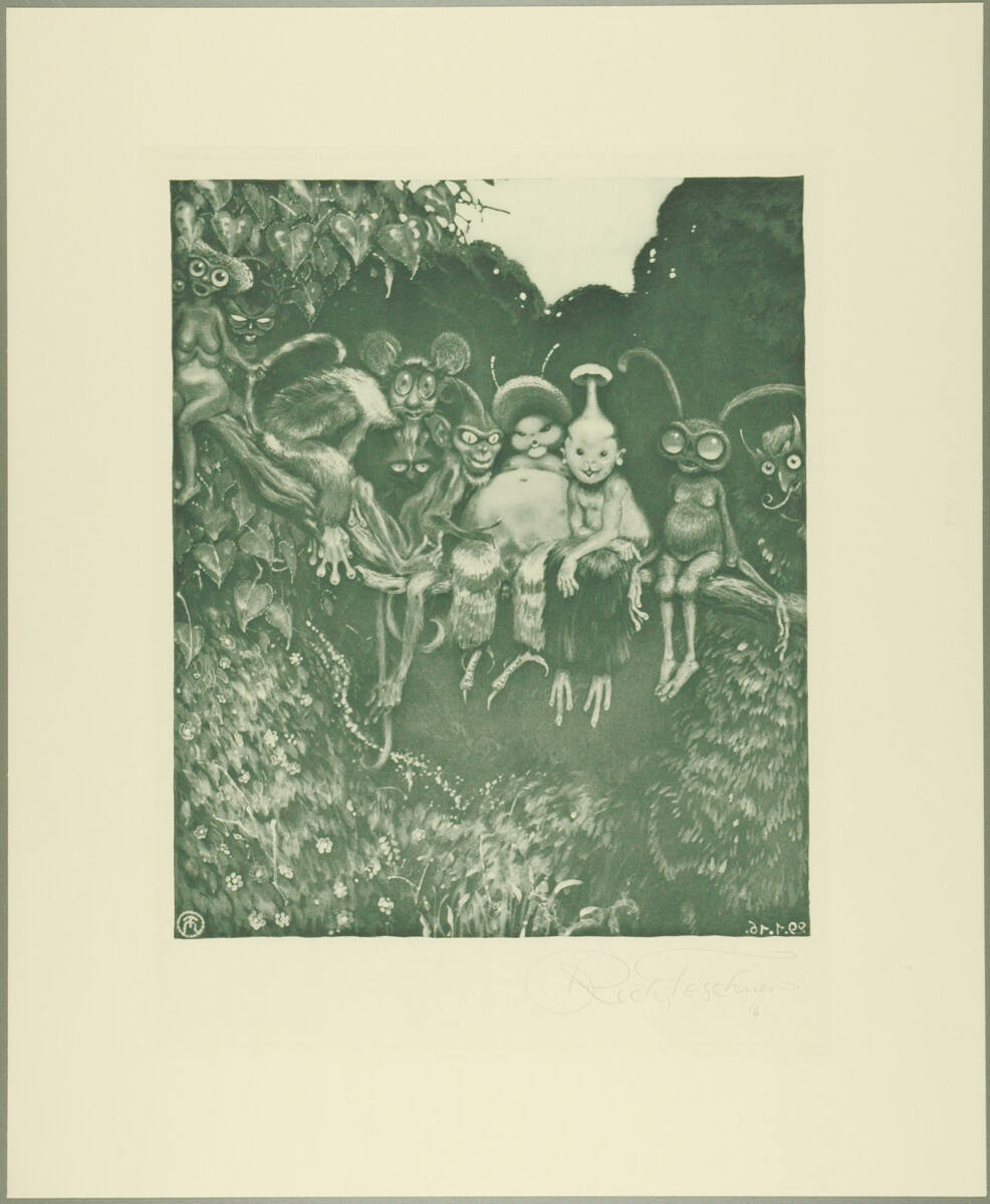 Die Zuschauer, Blechinger&Leykauf, 1916