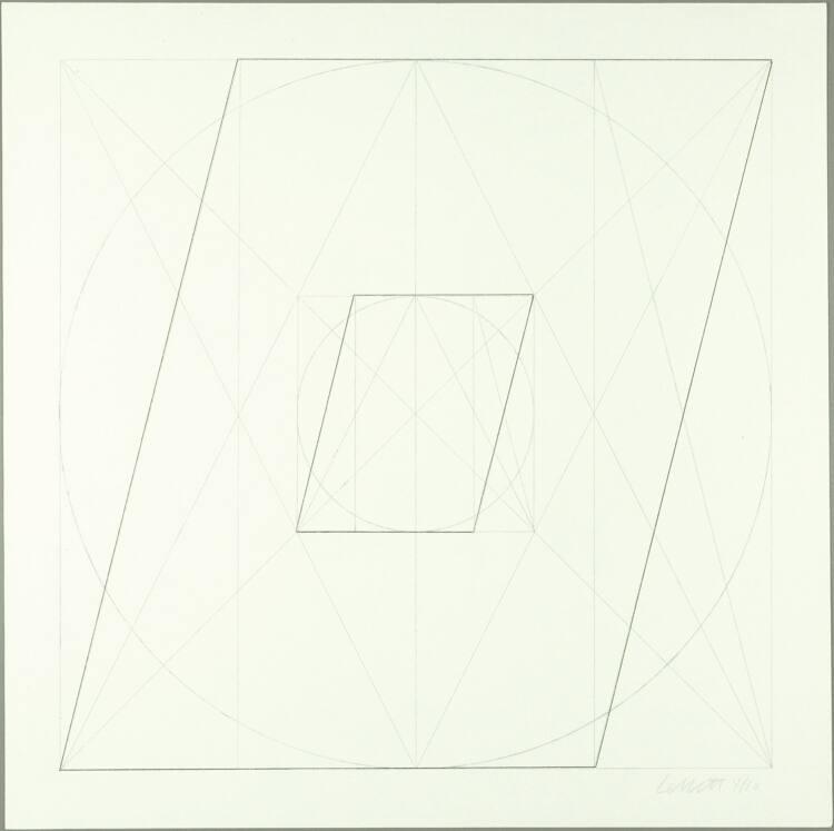 Sol Lewitt, Geometric figures; Komposition 36, Inv. Nr.: DG1988/8/36