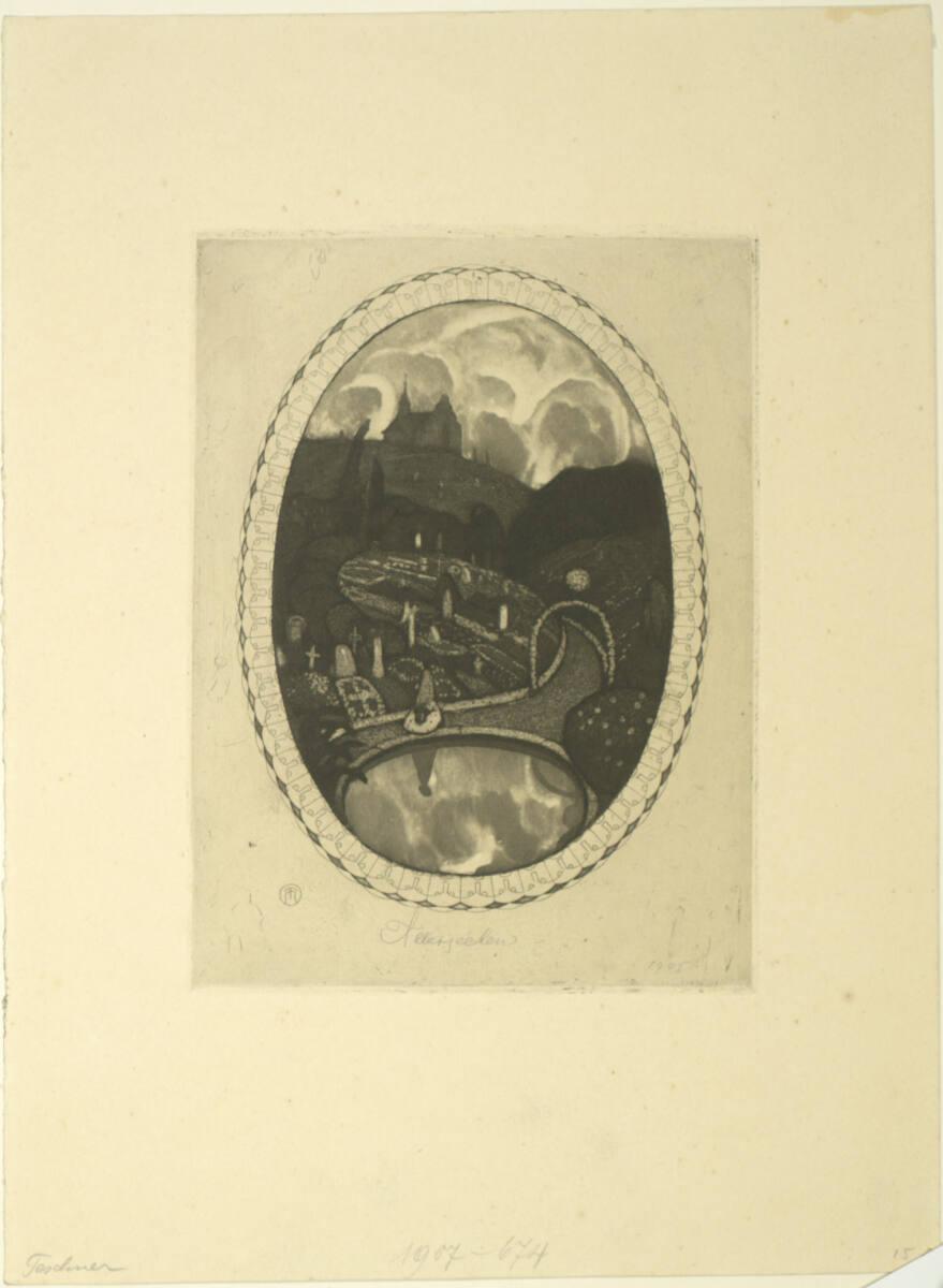 Richard Teschner, Allerseelen, Inv. Nr.: DG1907/674