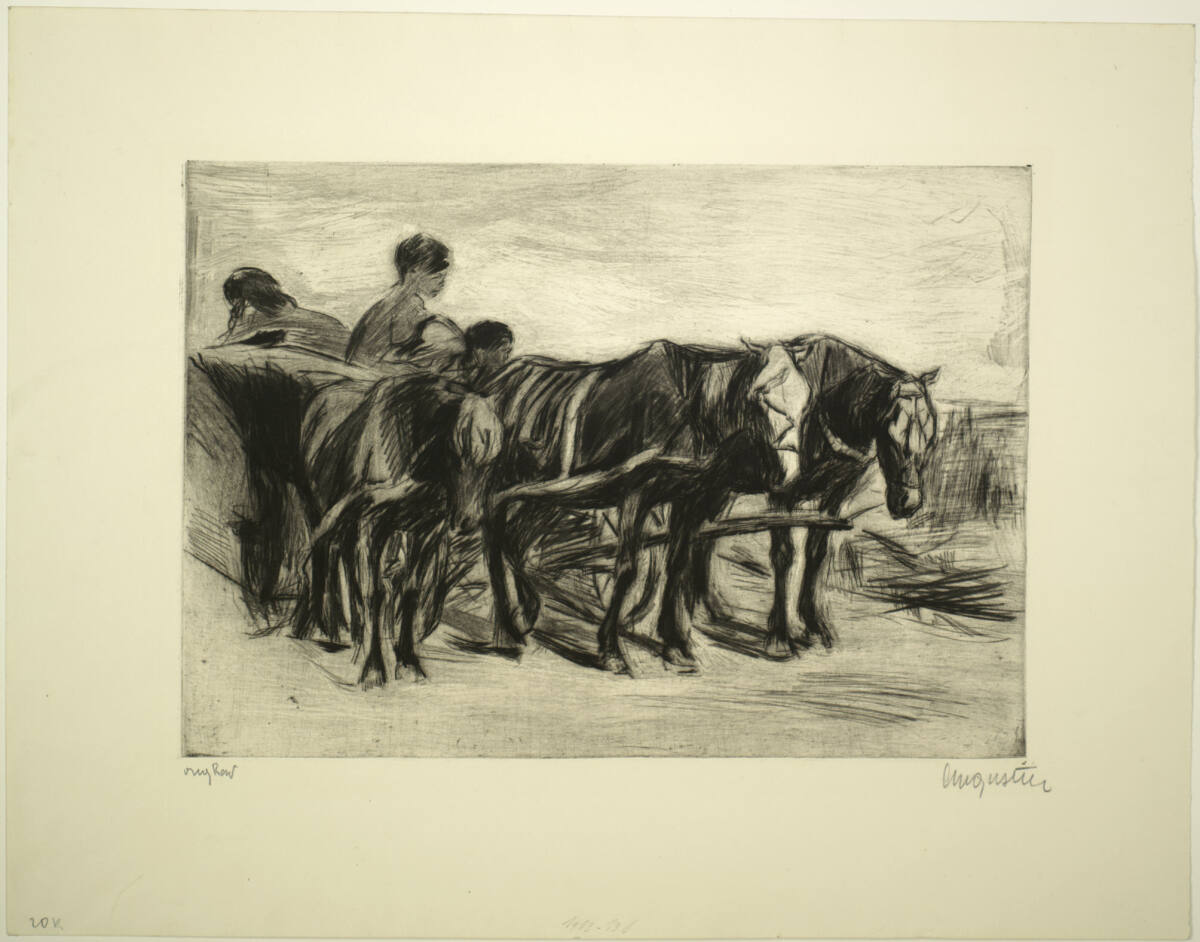 Roma mit Pferdegespann, MariskaAugustin