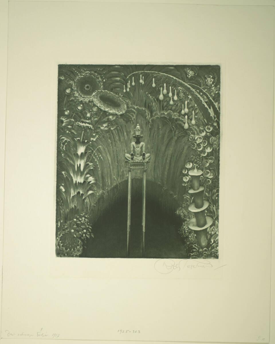 Richard Teschner, Der schwarze Götze, Inv. Nr.: DG1925/303