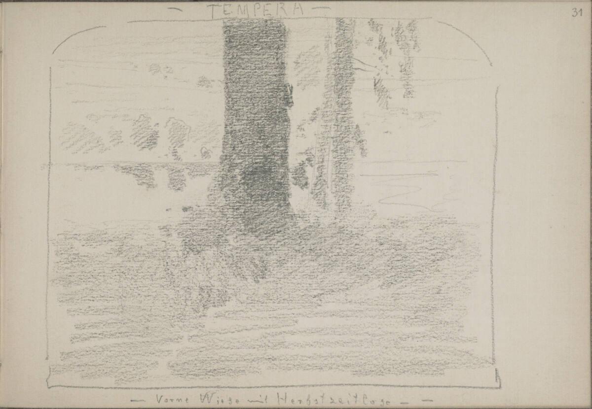 Ludwig Rösch, Bildentwurf zu "Tempera", Inv. Nr.: 43457/31r