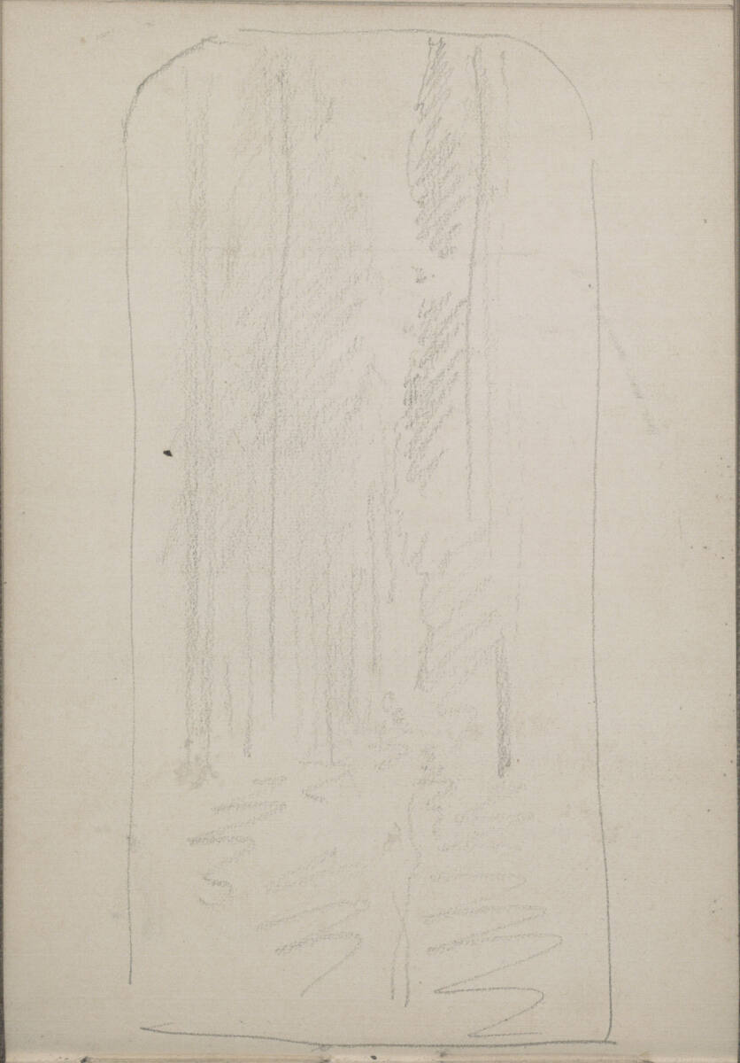 Bildentwurf einer Landschaft, Ludwig Rösch