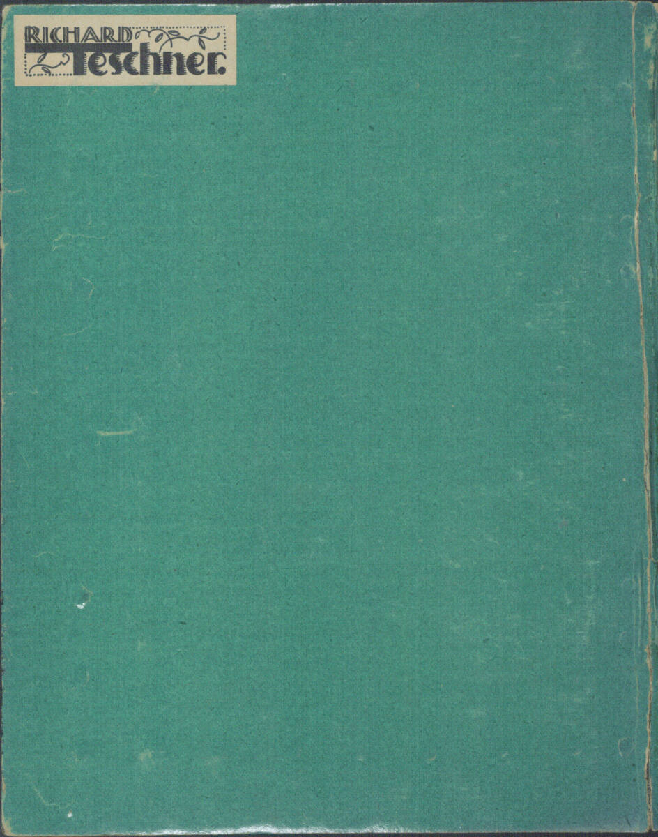 Exlibris Richard Teschner (kopfstehend), Richard Teschner, 1915–1947