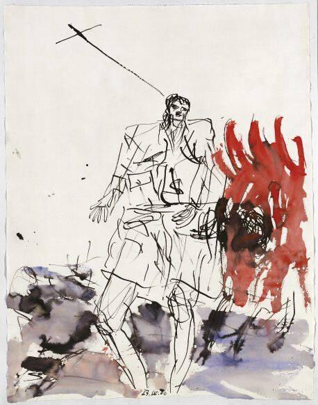 Georg Baselitz, Ohne Titel - 23. April 2006, Inv. Nr.: DL260
