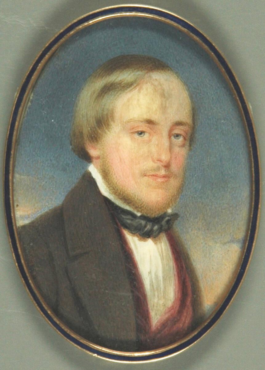 Emanuel Thomas Peter, Graf Henri de Chambord in braunem Rock und rotgestreifter Weste, Inv. Nr.…
