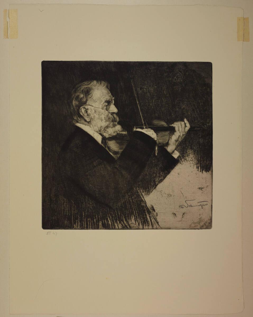 Ferdinand Schmutzer, Vereinigung bildender Künstler Österreich Secession - Mappe 1; Porträt von…