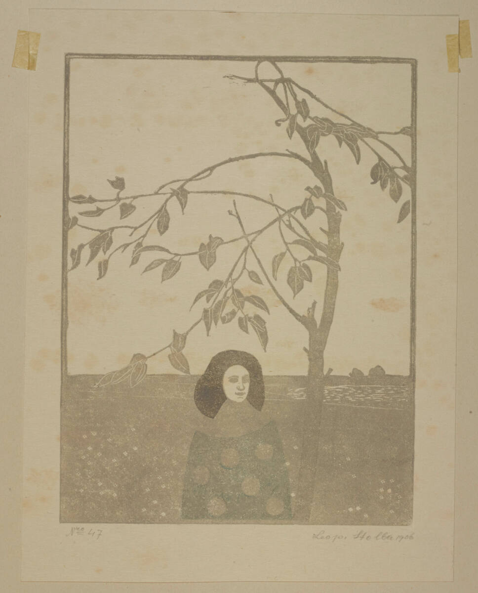 Vereinigung bildender Künstler Österreich Secession - Mappe 1; Abend, Leopold Stolba, 1906