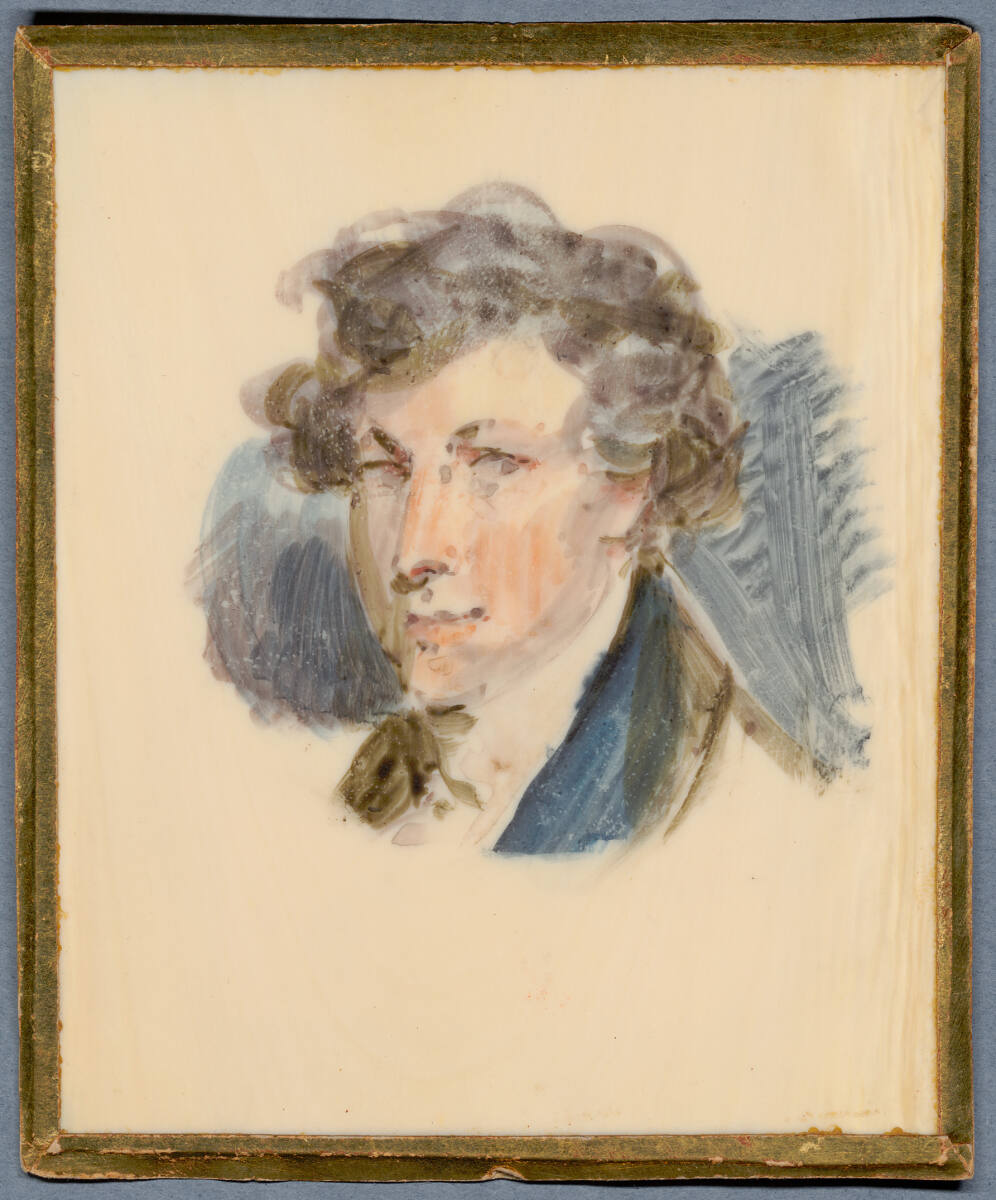 Junger Mann mit Lockenhaar, Moritz Michael Daffinger