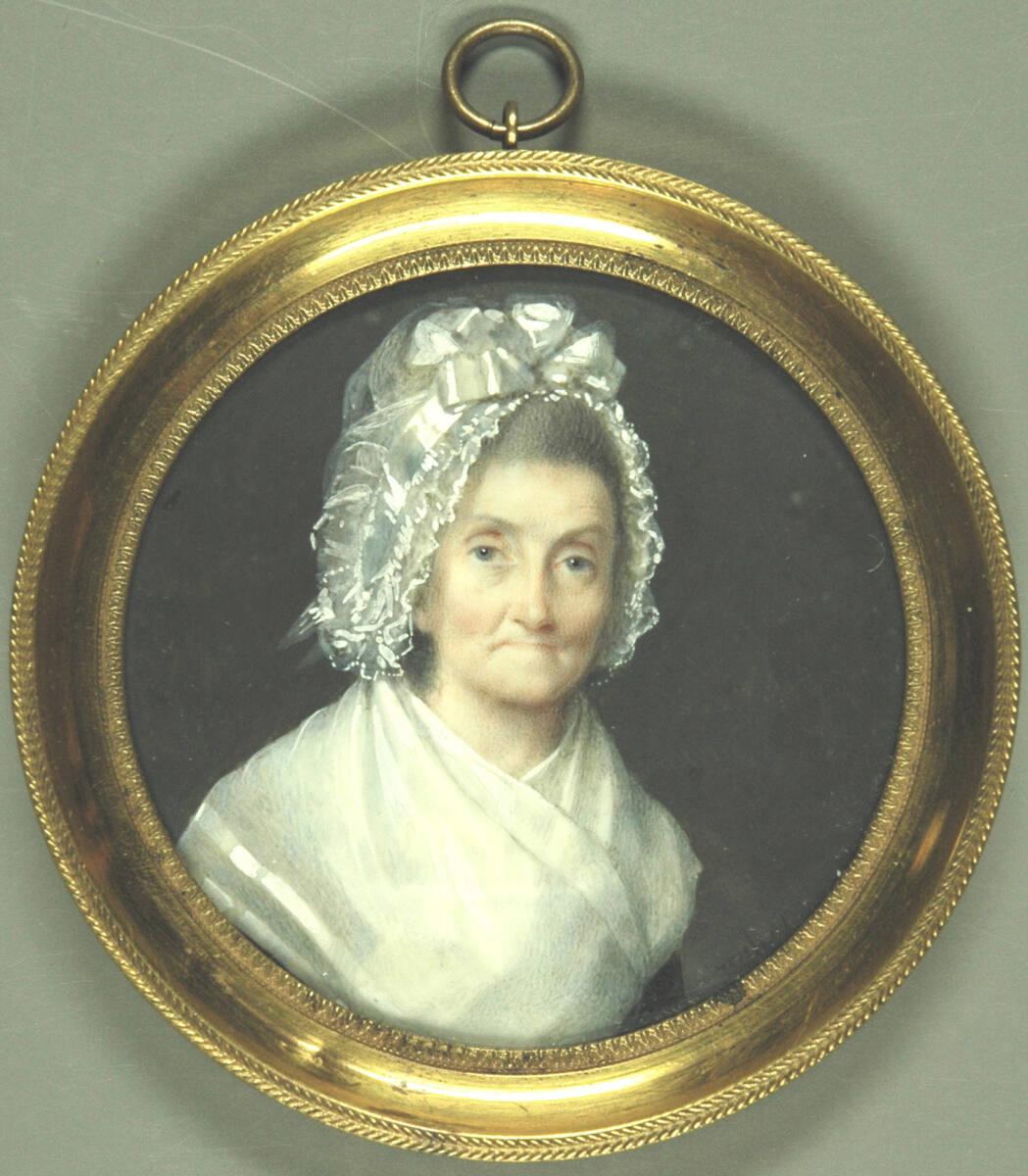 Jean-Baptiste Isabey, Die Mutter des Künstlers mit weißem Spitzenhäubchen, Inv. Nr.: 30577