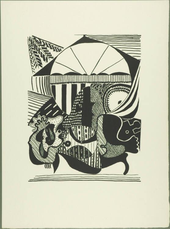 Pablo Picasso, Hélène chez Archimède; Liegende Figur, Inv. Nr.: DG2005/10926/5