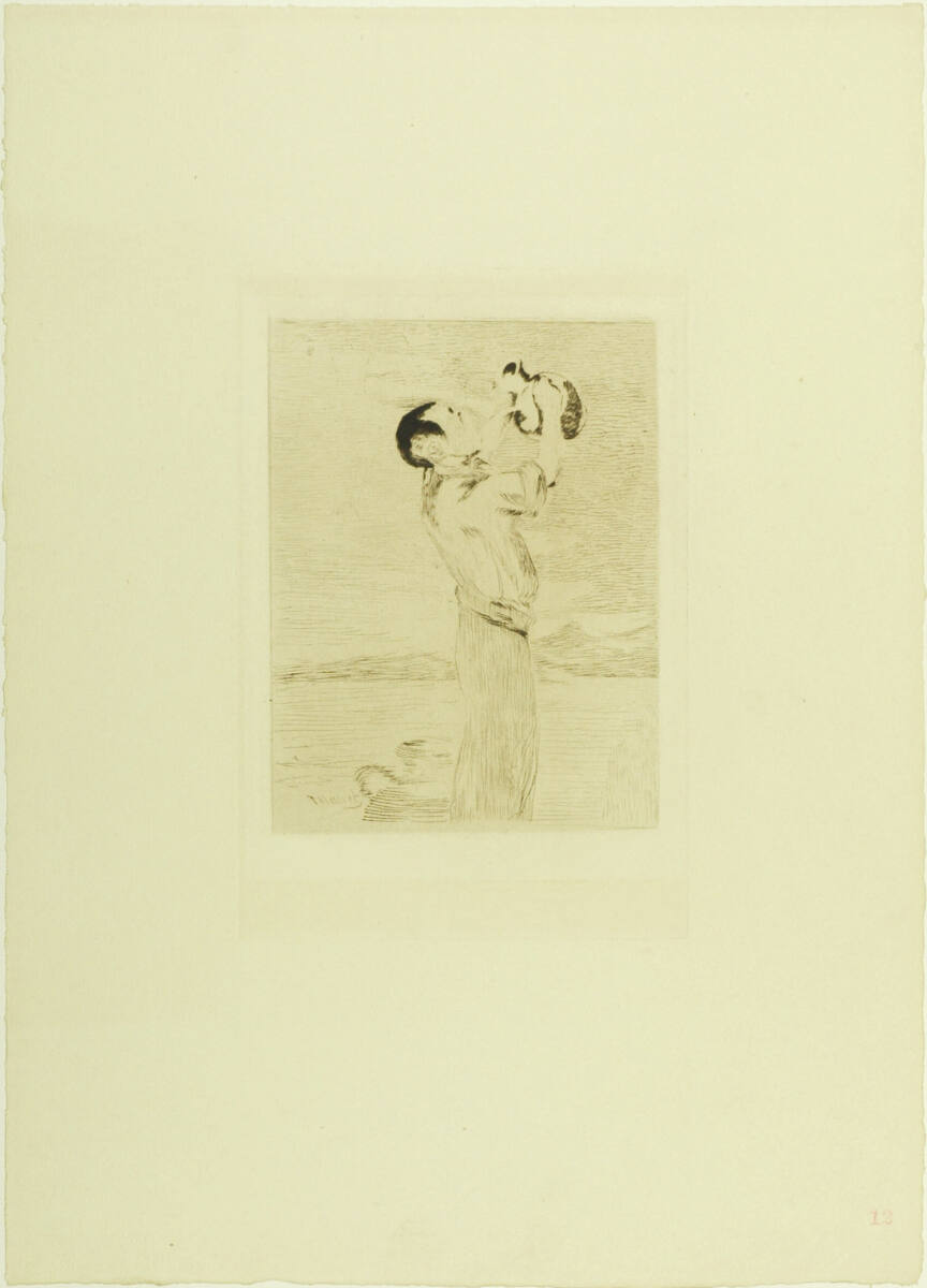Trente Eaux - fortes originales; Gamin buvant à la régalade, Paris A.Strölin, 1861–1905