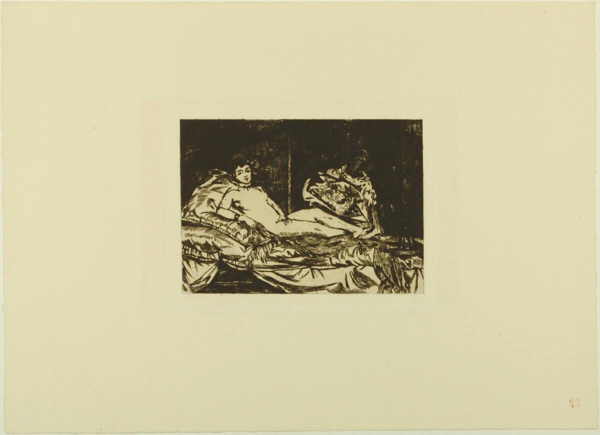 Edouard Manet, Trente Eaux - fortes originales; Olympia, Inv. Nr.: DG1905/421/23