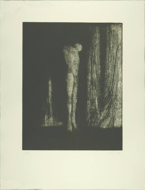 Rainer Wölzl, Jean Genet. Der Balkon; Komposition 3, Inv. Nr.: DG1991/4/3