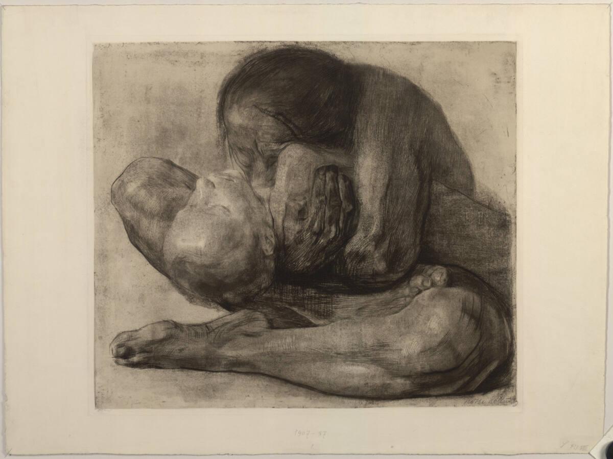 Käthe Kollwitz, Frau mit totem Kind, Inv. Nr.: DG1907/57
