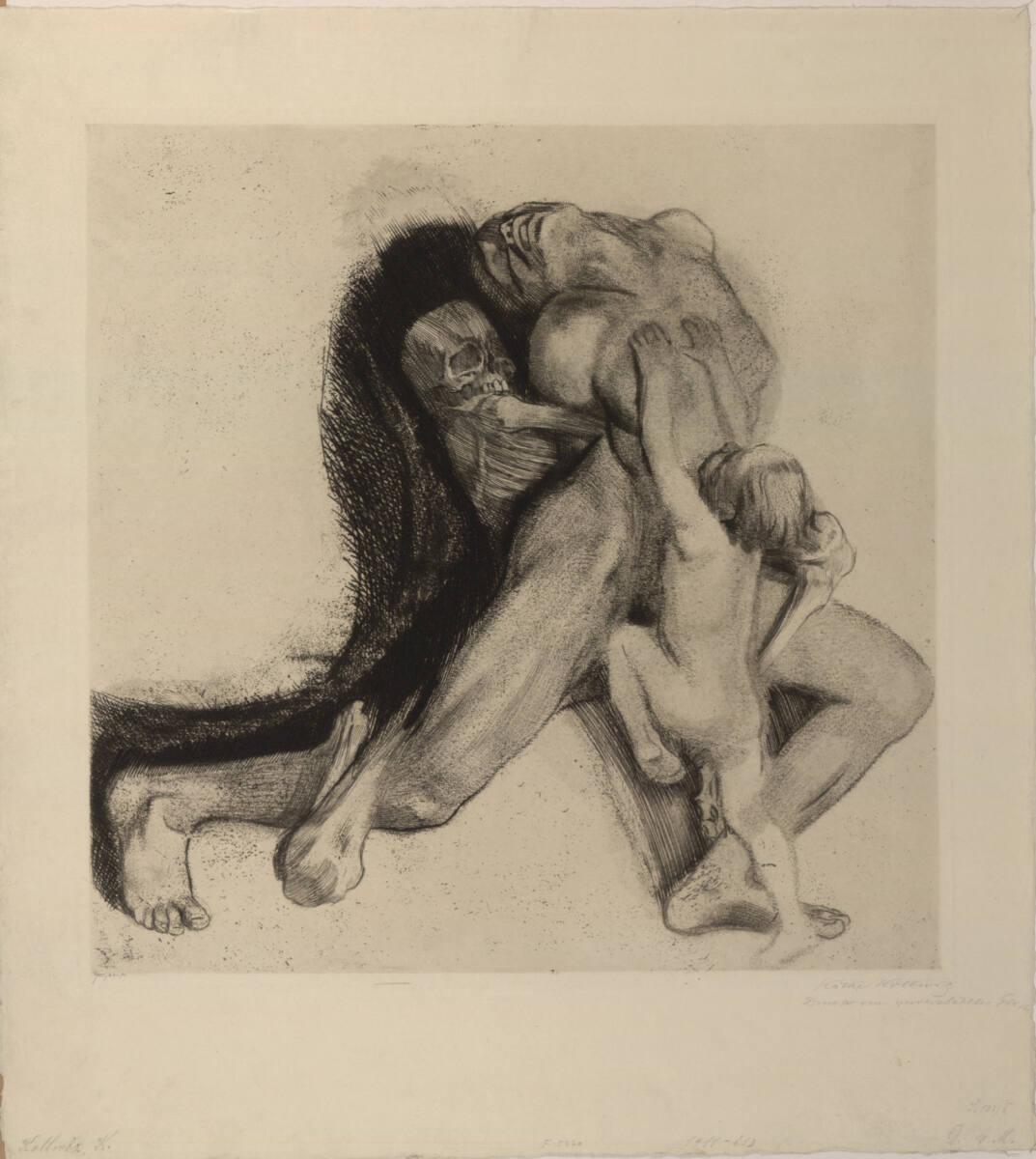 Käthe Kollwitz, Tod und Frau, Inv. Nr.: DG1911/613