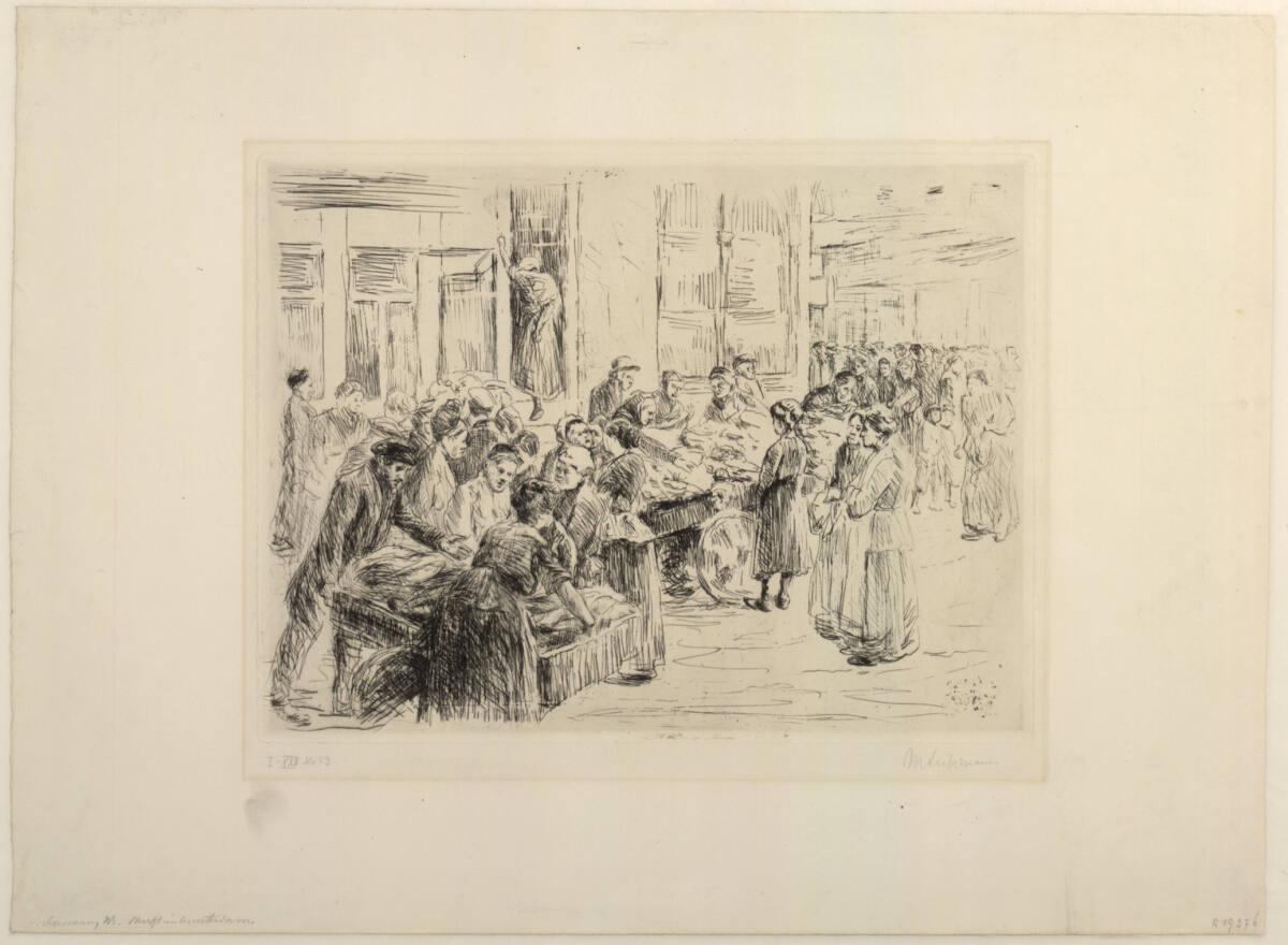 Max Liebermann, Judenstrasse, Inv. Nr.: DG1920/45