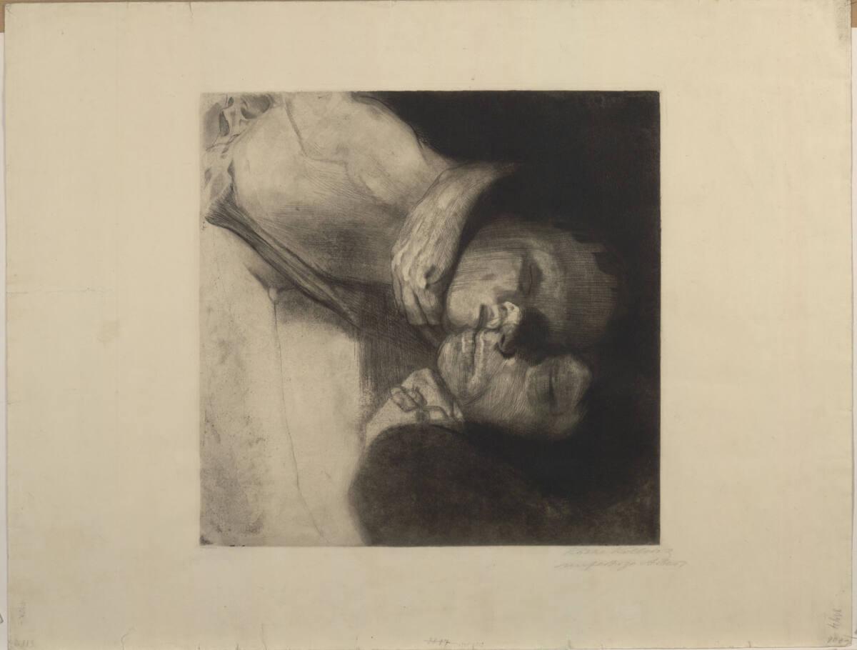 Käthe Kollwitz, Tod, Frau und Kind, Inv. Nr.: DG1948/213