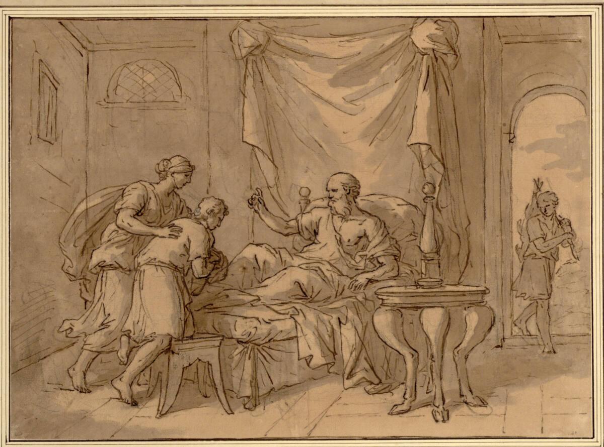 Isaak segnet Jakob, Inv. Nr.: 11351