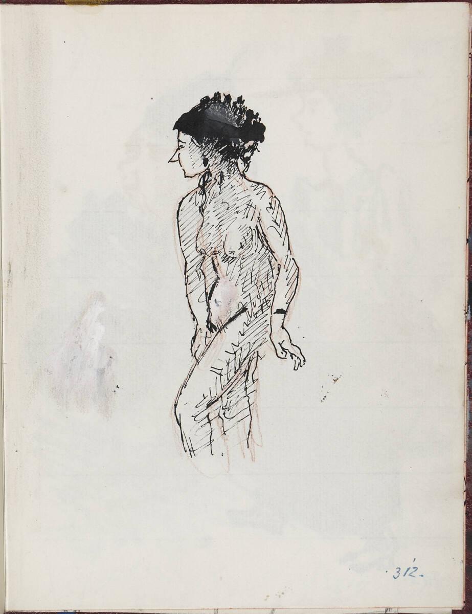 Oskar Laske, Weiblicher Akt, Inv. Nr.: 35007/13/312