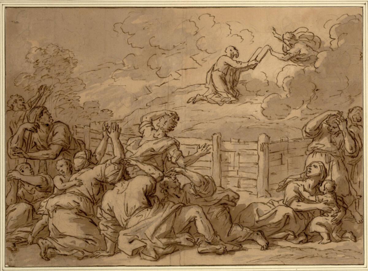 Moses empfängt die zehn Gebote, Inv. Nr.: 11376