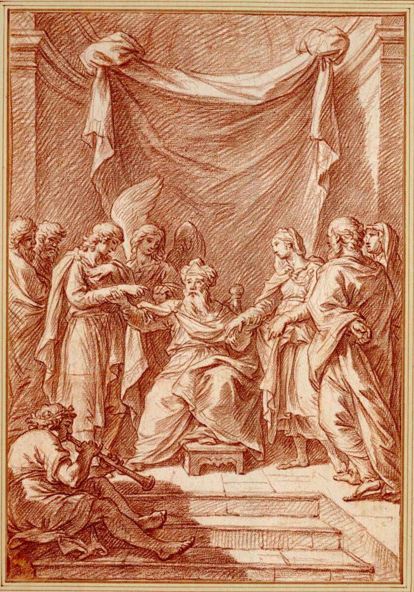 Raguel verspricht Tobias die Hand seiner Tochter, Inv. Nr.: 11402
