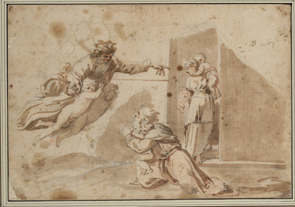 Gott befiehlt Noah, die Arche zu bauen, Raphael