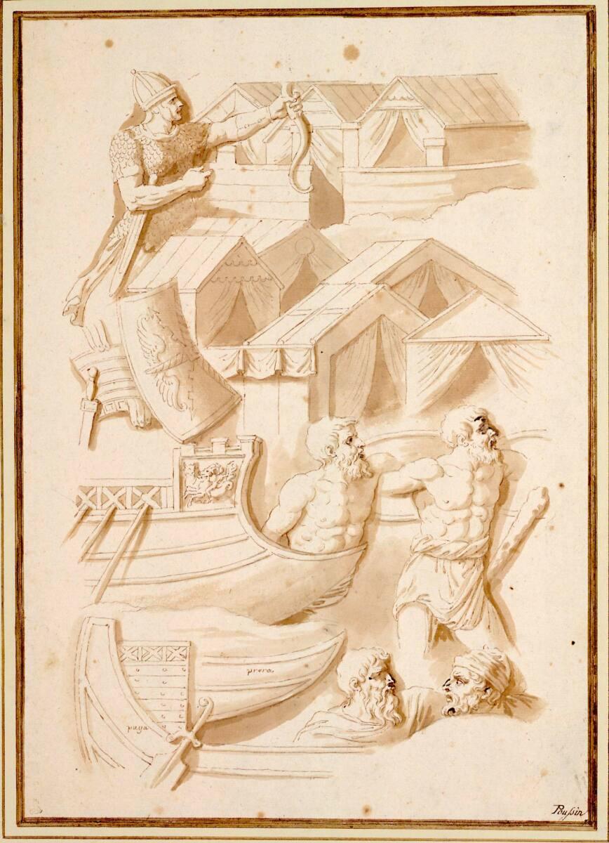 Studien nach der Trajanssäule, Inv. Nr.: 11434