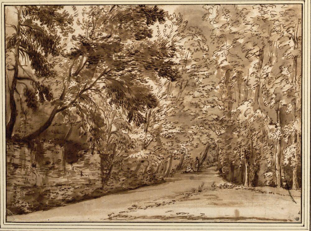 Nicolas Poussin, Waldweg, Inv. Nr.: 11446