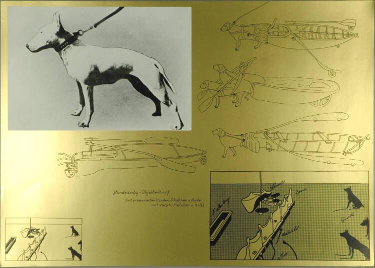 Bruno Gironcoli, Hundederby - Objektentwurf, Inv. Nr.: DG1978/231