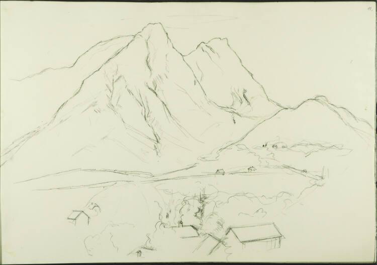 Herbert Boeckl, Almlandschaft, Inv. Nr.: 28033/11