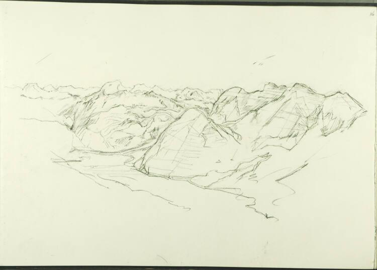 Herbert Boeckl, Berglandschaft, Inv. Nr.: 28033/36