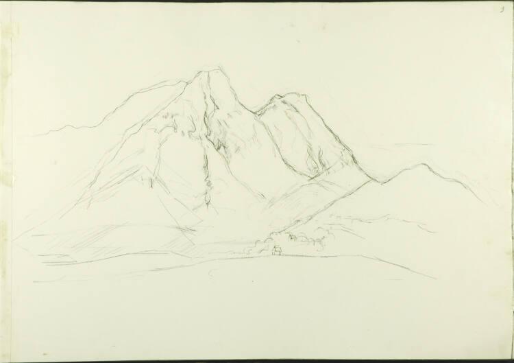 Herbert Boeckl, Gebirgslandschaft, Inv. Nr.: 28033/9