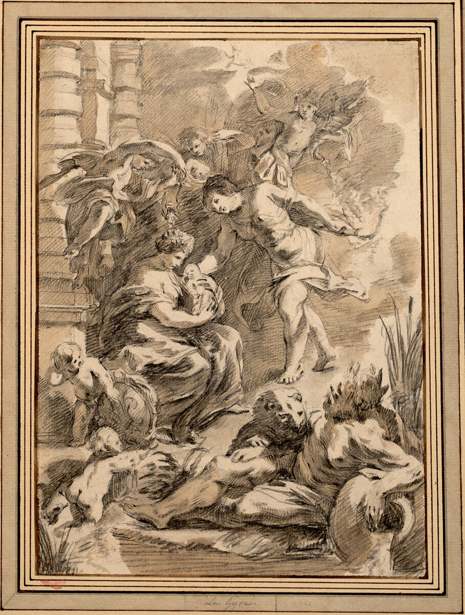 Die Geburt der Maria von Medici (aus der Serie der Geschichte der Regentin Maria von Medici nach Rubens), Laurent de La Hyre