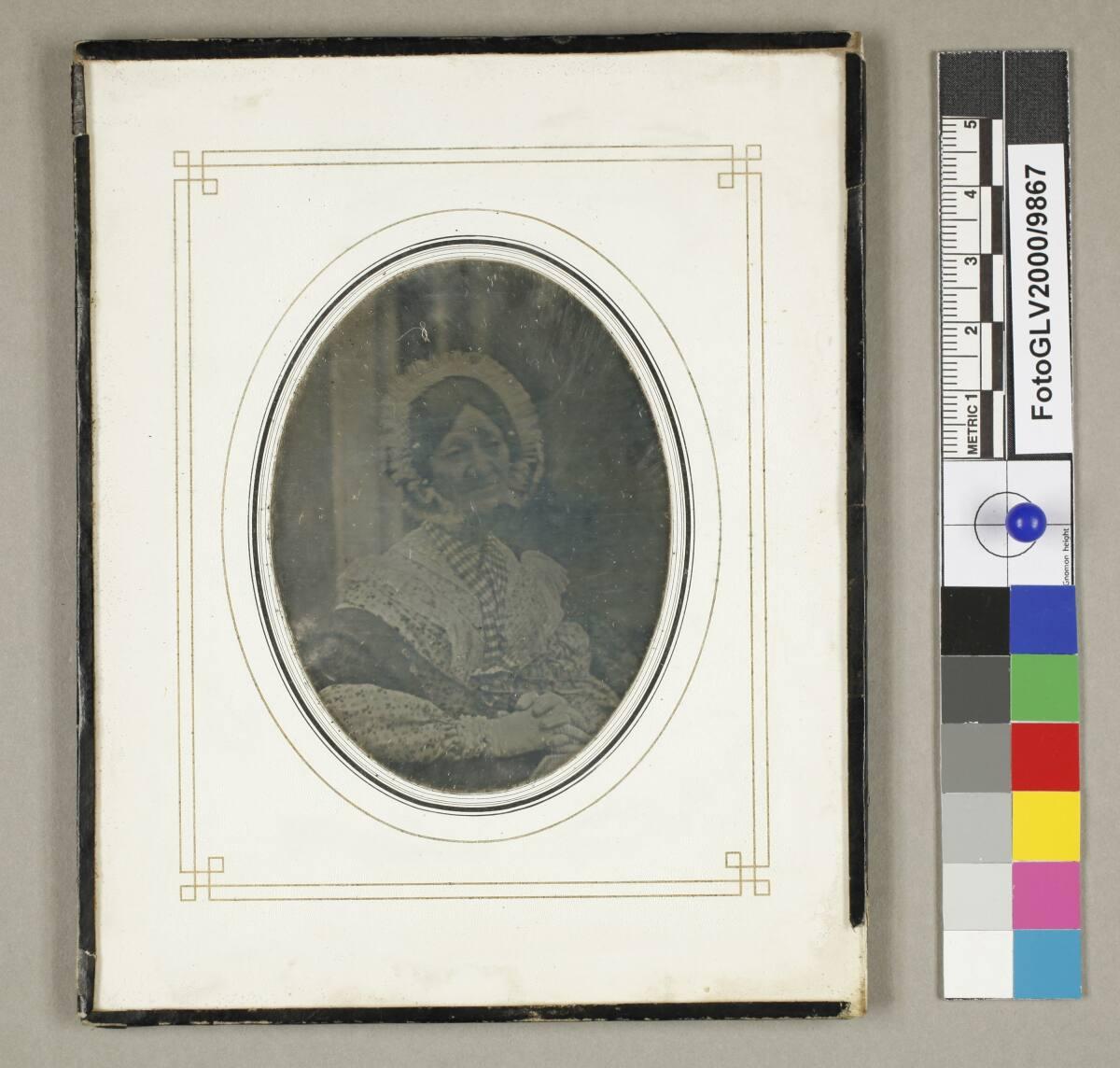 Josef Wawra, Alte Dame mit Spitzenhaube, Halbfigur, Inv. Nr.: FotoGLV2000/9867